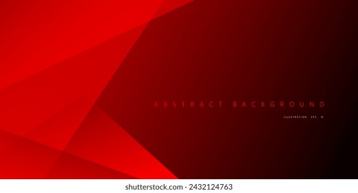 Red triangle overlap vector background for corporate concept, template, poster, brochure, website, flyer design. Vector illustration