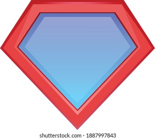 Red triangle symbol , vector illustration