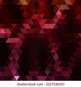 Red triangles - geometric background. Vector illustration, fully editable, you can change the shape and color