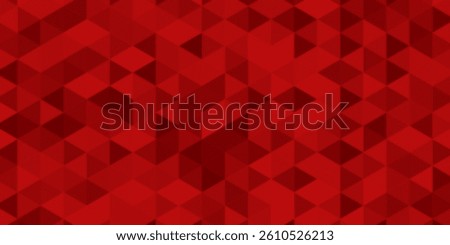 Red triangles - seamless geometric background. Vector illustration, fully editable, you can change form and color