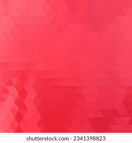 Red triangles, vector illustration, banner for advertising, template for presentation, decor element.