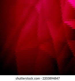 Red Triangular Background. Vector Abstract Graphics. Presentation Template, Advertising Banner. Decor Element.