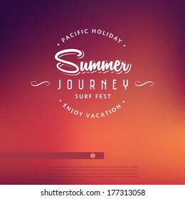 red tropical resort summer vector summertime poster original illustration message for your summer design red tropical resort summer holiday summertime scenery star travel abstract vacation scene earth