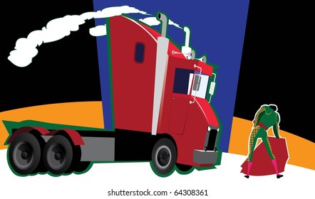 red truck