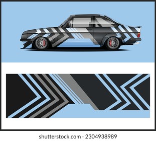 Red Truck Car Wrapping Decal Design