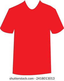 red tshart design by eps 10