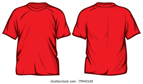red t-shirt