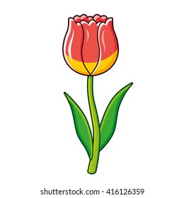 Red tulip icon.