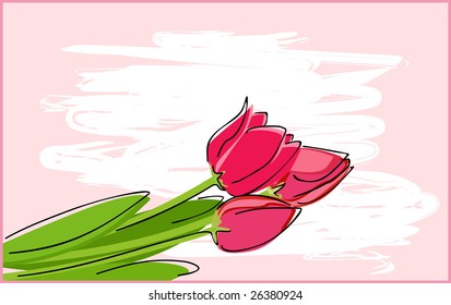 red tulips