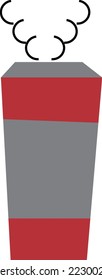The red tumbler which steams