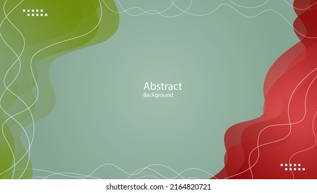 red and turquoise abstract background. stock background image. dynamic shape composition
