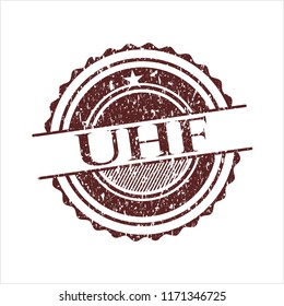 Red UHF rubber seal