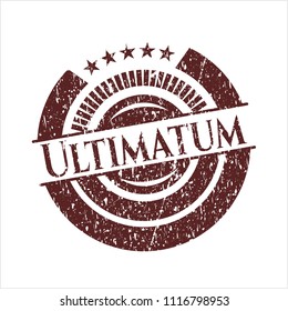 Red Ultimatum rubber texture