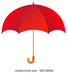 red umbrella
