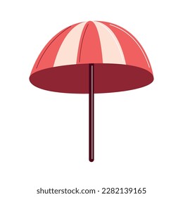 red umbrella accessory isolated icon