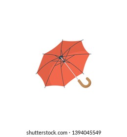 red umbrella icon on a white background
