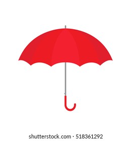 Red umbrella vector