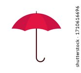 Red umbrella vector eps 10