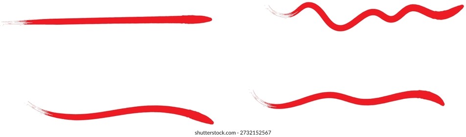 Sublinhos vermelhos. Erros gramaticais e símbolos de correção. Ênfase em texto design gráfico. Alerta ortográfico e sinais de erro
