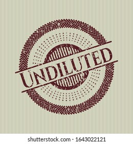 Red Undiluted rubber grunge texture stamp