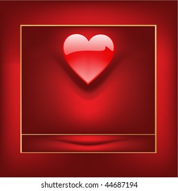 red valentine box