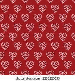 Red valentine day , heart pattern,Seamless pattern for valentine's day with cute hearts, sketch heart pattern ,mini heart
