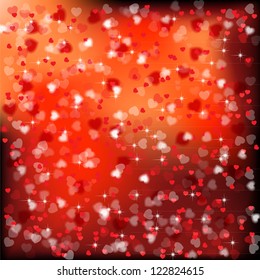 Red Valentine's day background