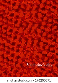 Red valentines day background