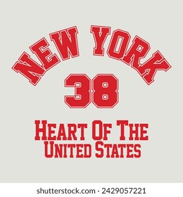 red varsity design with number