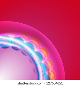 red vector abstract background