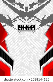 RED VECTOR ABSTRACT BACKGROUND FOR FULL SUBLIMATION JERSEY