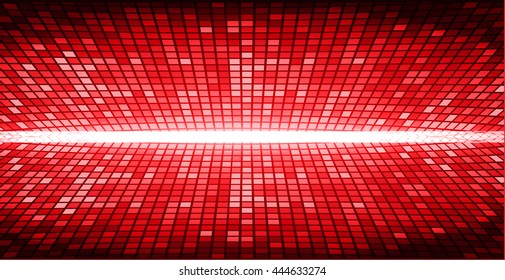 Red Vector abstract design. pixels mosaic background computer graphic website and internet.