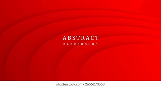 Red vector abstract geometrical shape modern background. Vector illustration