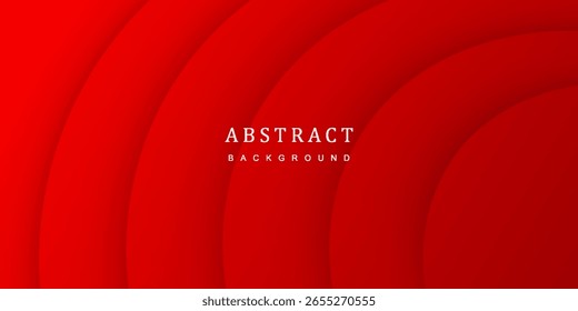 Red vector abstract geometrical shape modern background. Vector illustration