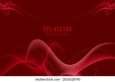 Red vector background abstract design for template banner