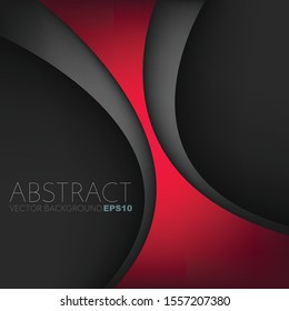 Red Vector background curve line overlap layer with space for text and background design