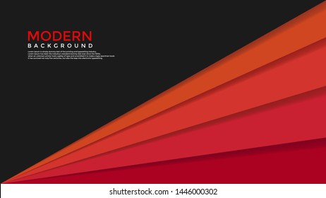 red vector background overlap layer geometric