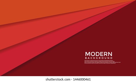 red vector background overlap layer geometric