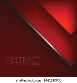 Red vector background with space for design