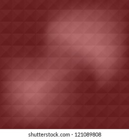 Red vector background with triangles