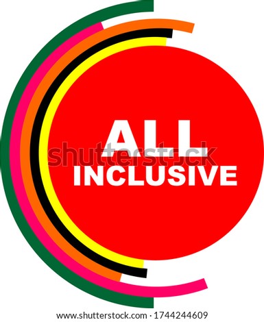 Red Vector Banner all inclusive