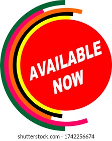 Red Vector Banner Available Now