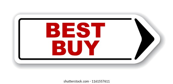 red vector banner best buy