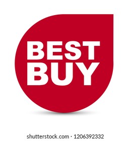 red vector banner best buy