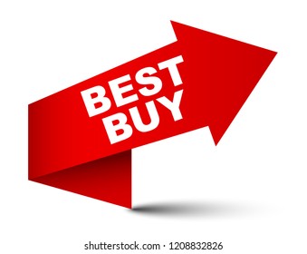 red vector banner best buy