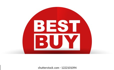 red vector banner best buy