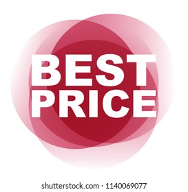 red vector banner best price