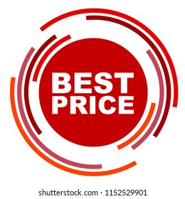 red vector banner best price