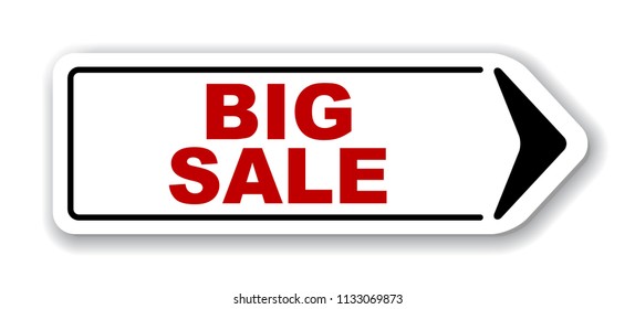 red vector banner big sale
