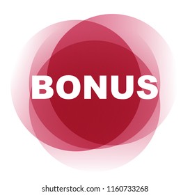 red vector banner bonus